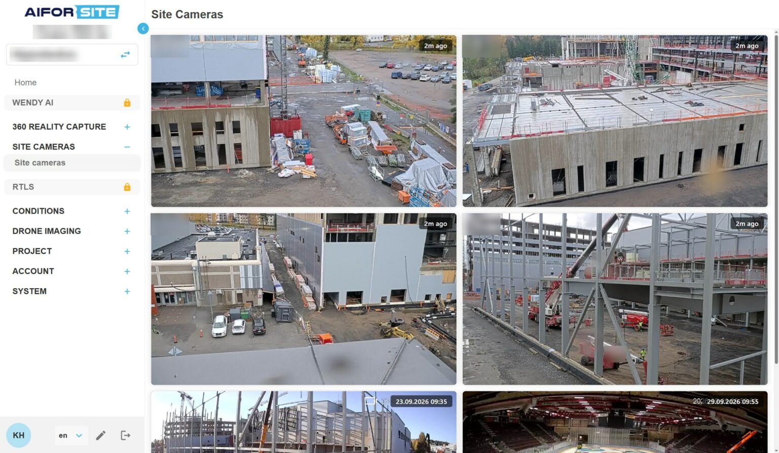 Aiforsite Site Cameras overview