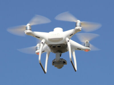 Drone in the air Drone in the air